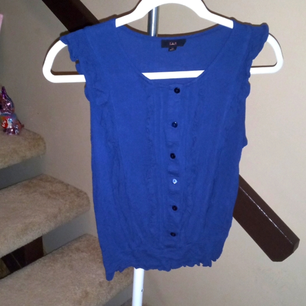 Navy Blue, M, Sleeveless top